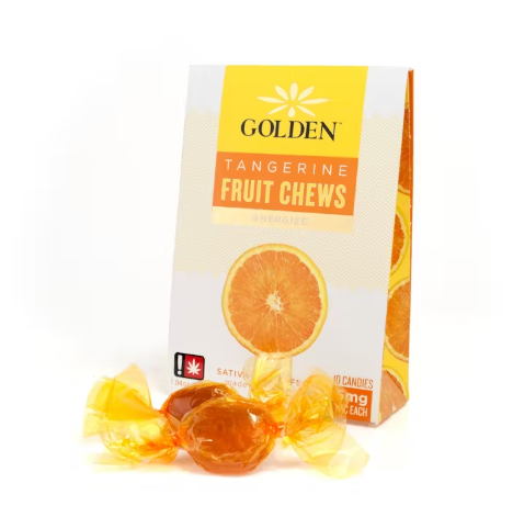 Photograph of product: Tangerine Fruit Chew | 10pk