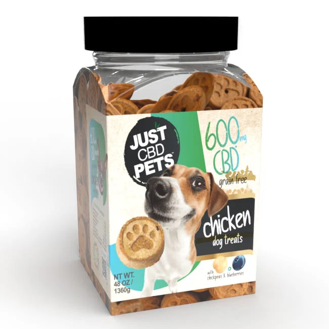 Photograph of product: Just CBD | Dog Treats | Chicken & Rice | 600mg