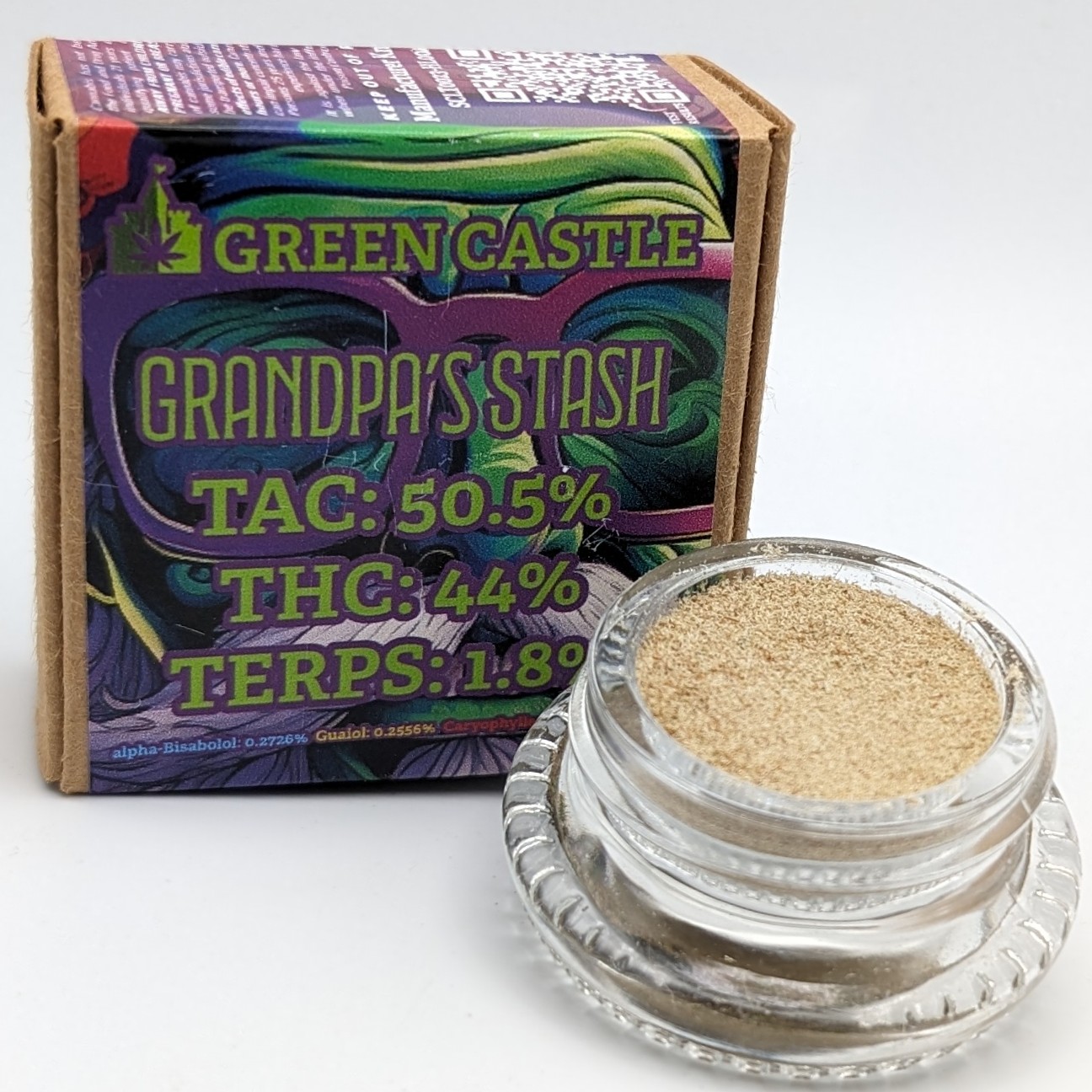 Photograph of Product: Grandpa's Stash 1g Bubble Hash