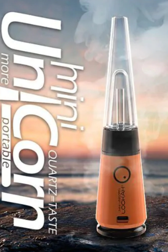 Photograph of product: ACC | Accessories | Lookah Unicorn | Mini Portable Electric Dab Rig | Orange