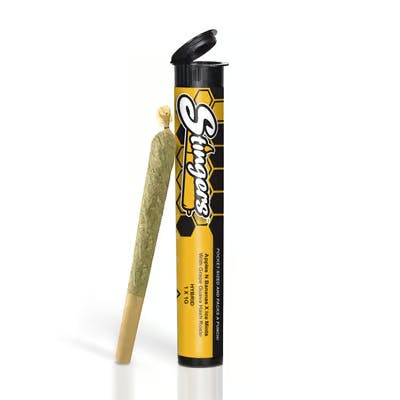 Photograph of product: Stingers | Grape River Monster  G13 Glitter | 1g PreRoll | Infused