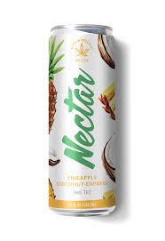 Photograph of product: Nectar | Seltzer | Pineapple Coconut Express | 5mg