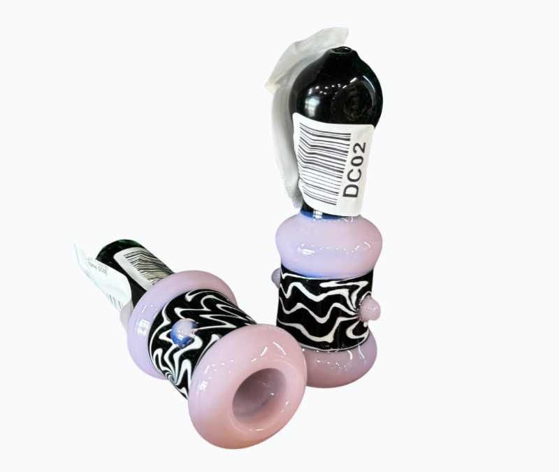 Photograph of product: NC Chillum - Chunky Black Wigwag (DC02)