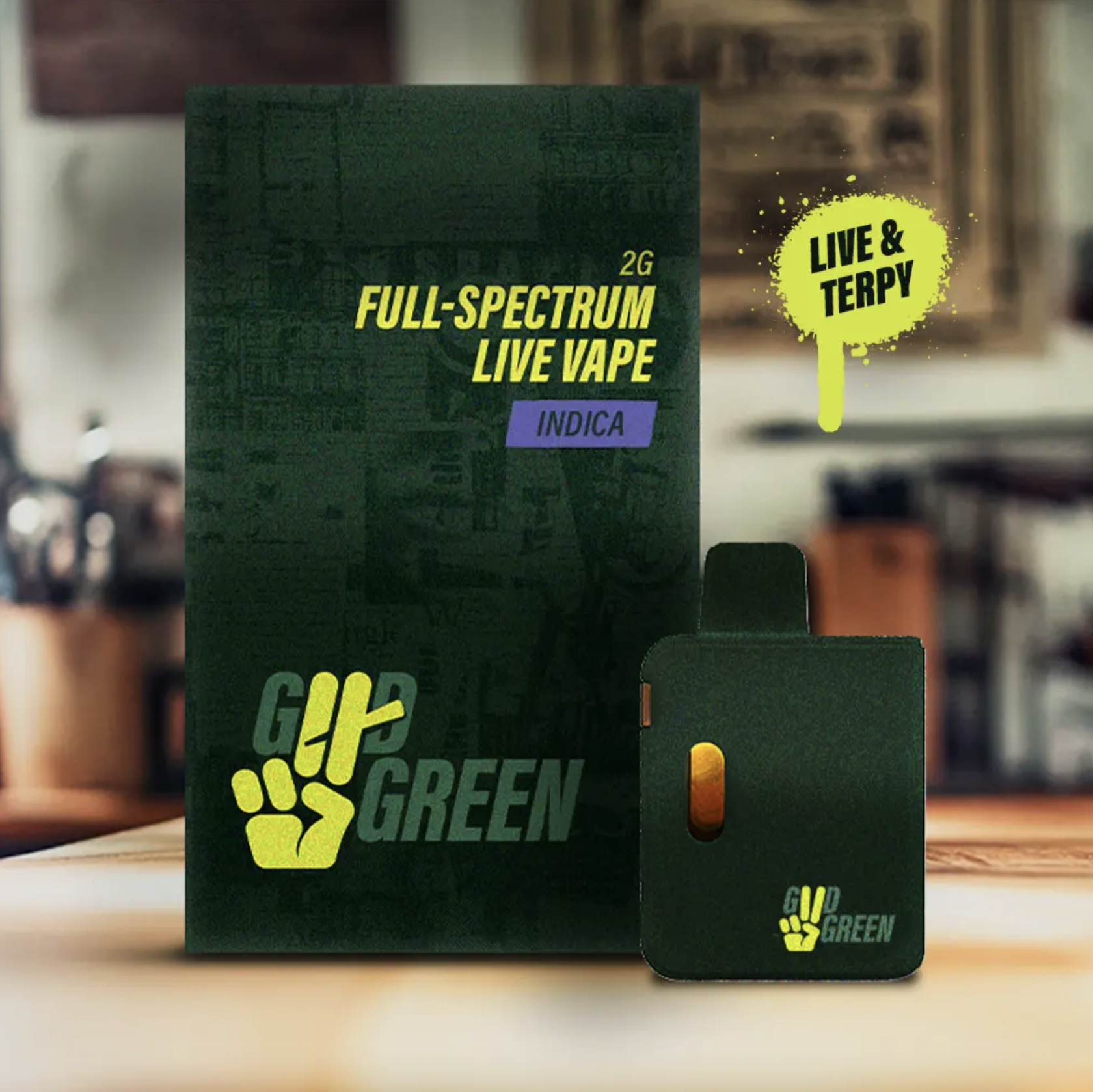 Photograph of product: GOOD GREEN ANIMAL FACE LIVE DISPOSABLE