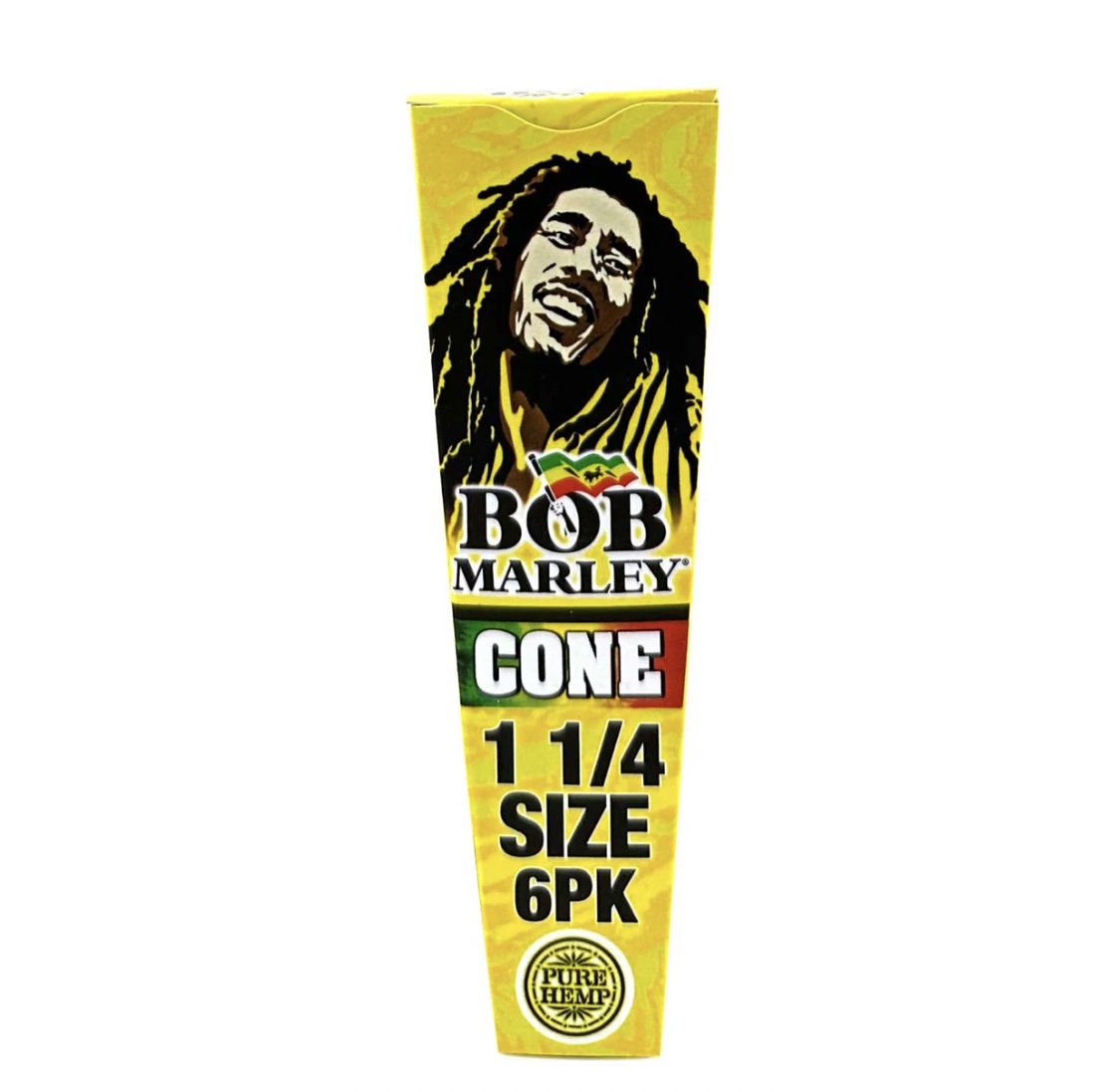 Photograph of product: Bob Marley 1 1/4 Cones 6 Pack