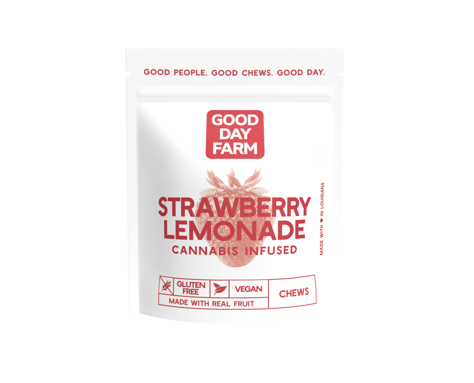 Photograph of product: STRAWBERRY LEMONADE | GUMMY | 10 PACK | 20MG