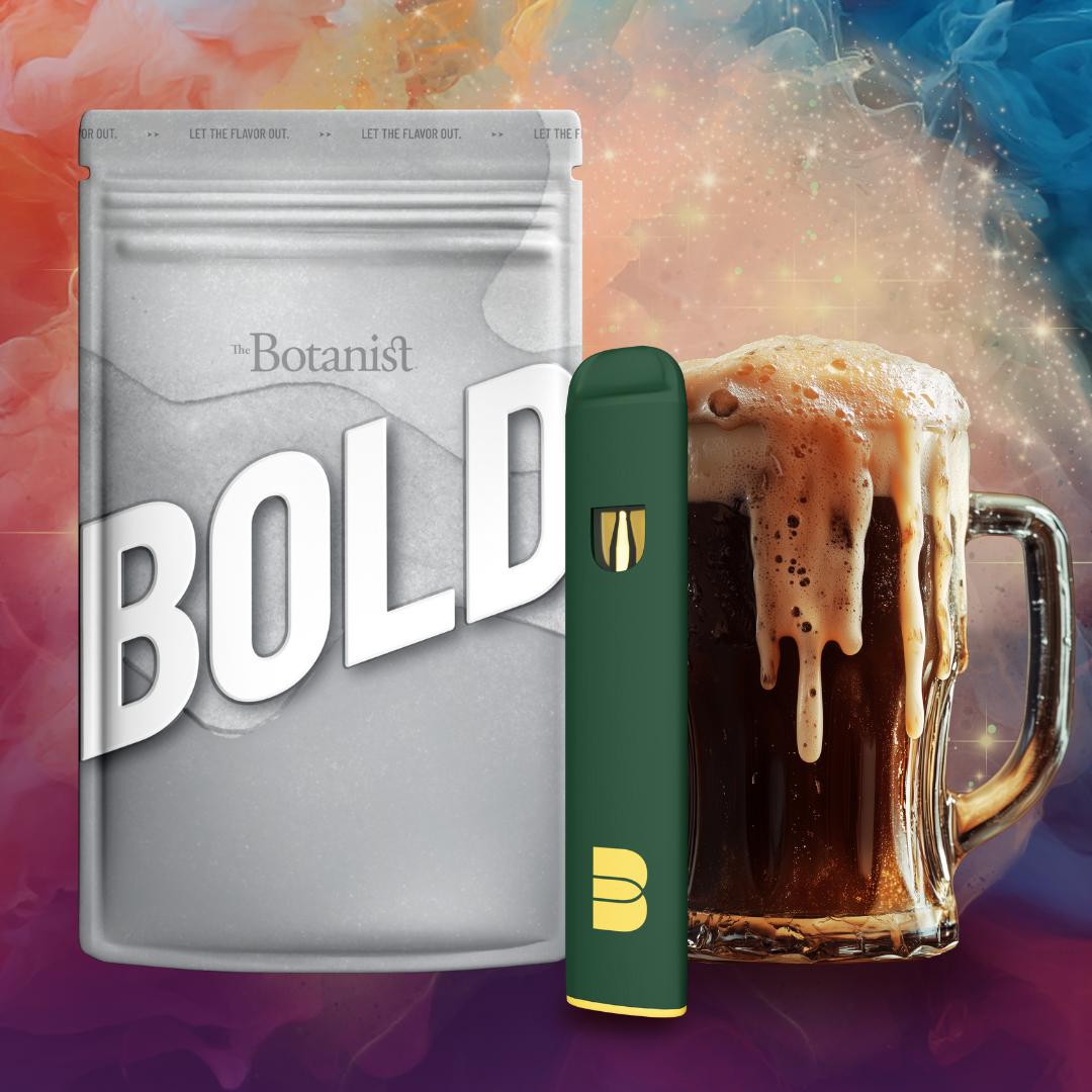 Photograph of product: The Botanist - BOLD Root Beer Disposable - 1g