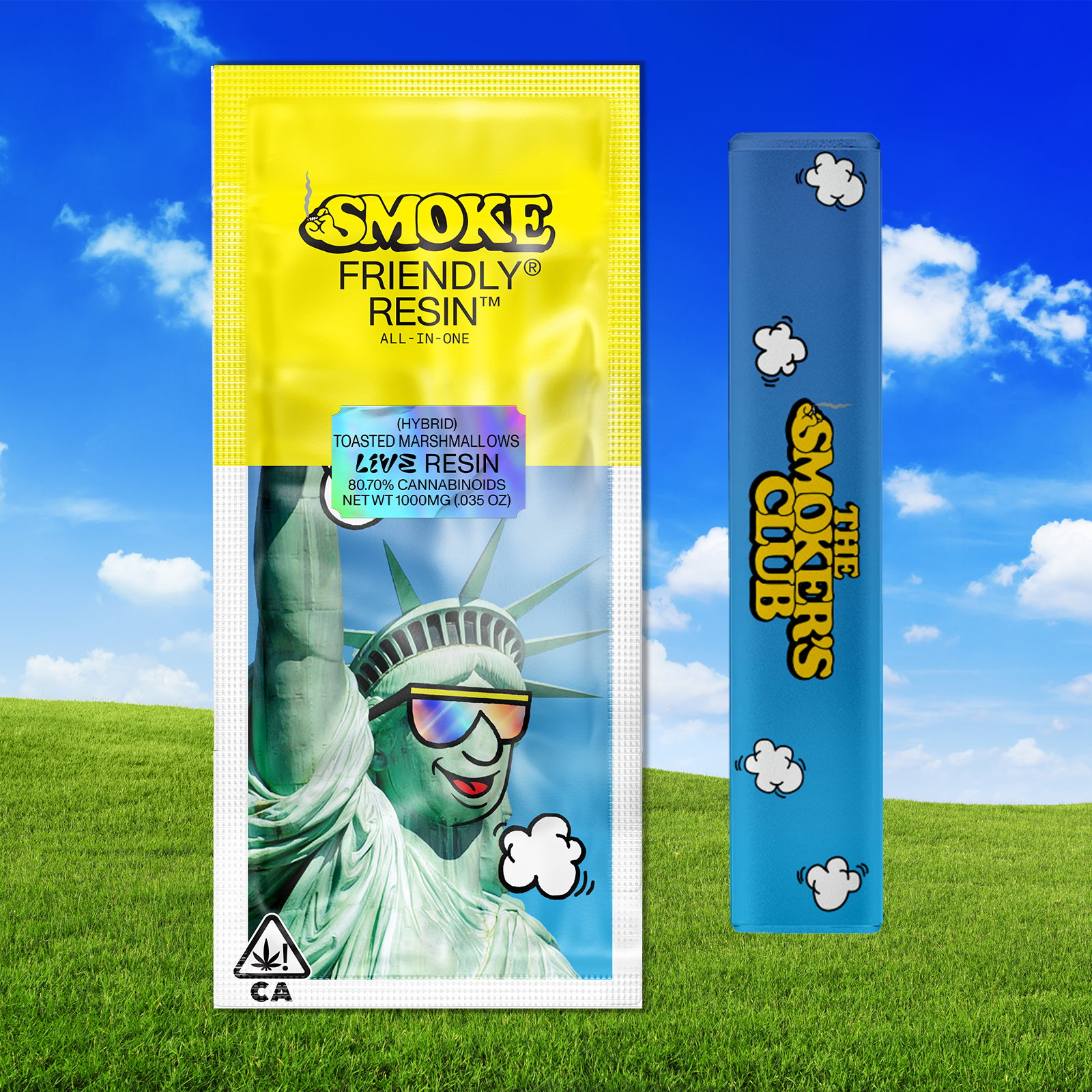 Photograph of product: Friendly Brand x The Smoker's Club - Toasted Marshmallows [1000mg] - 1g