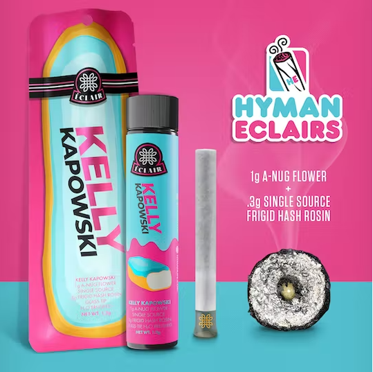 Photograph of product: Hyman Eclair - au chocolat Infused Pre-roll 1.5g - Kelly Kapowski