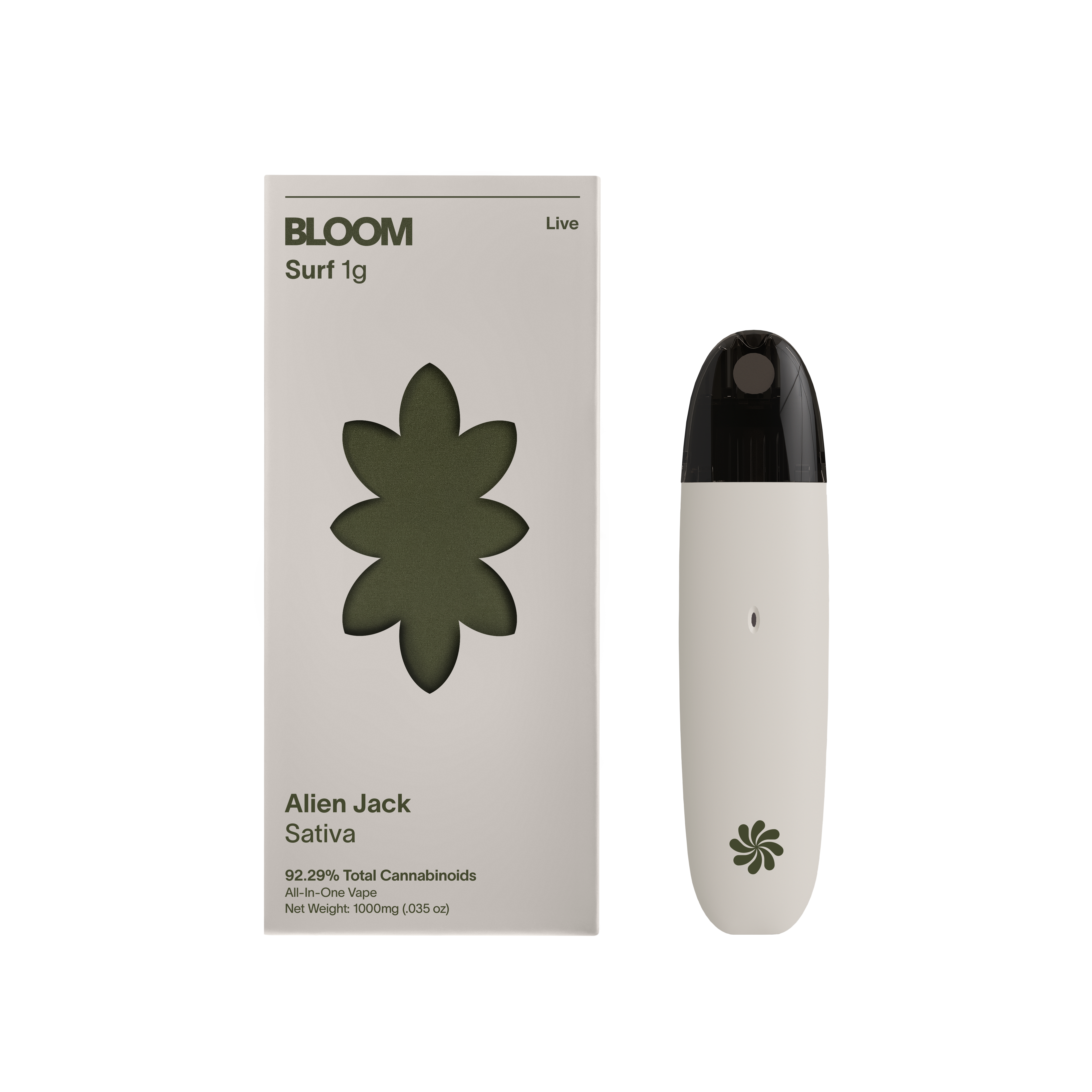 Photograph of product: Alien Jack Surf Live All-In-One Vape | 1g