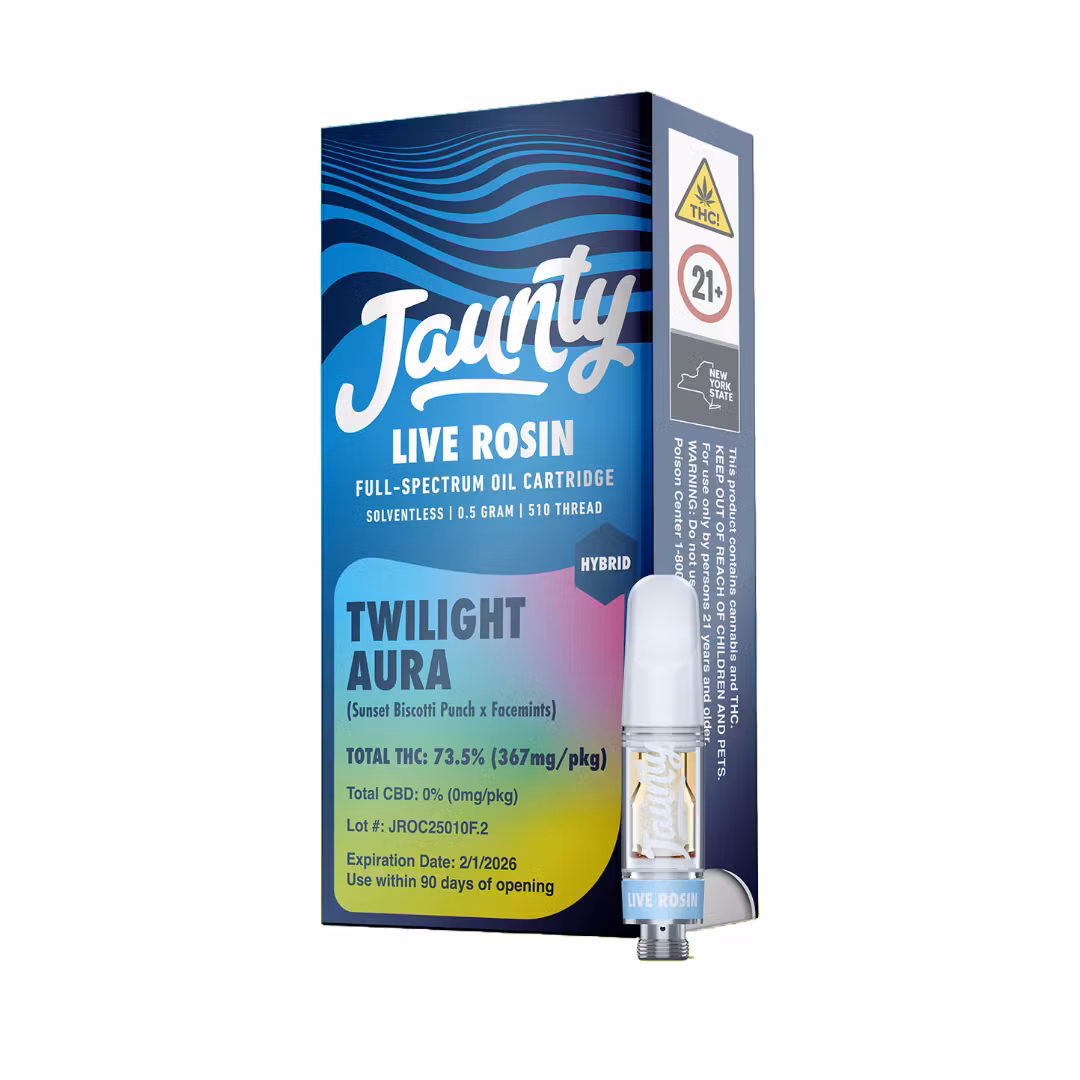 Photograph of product: Jaunty | 510 Live Rosin Cart Twilight Aura