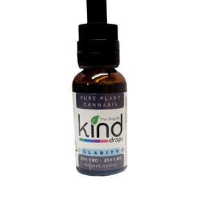 Photograph of product: Kind Creations - Clarity 30 ML Bottle 250MG CBD : 250 MG CBG - 