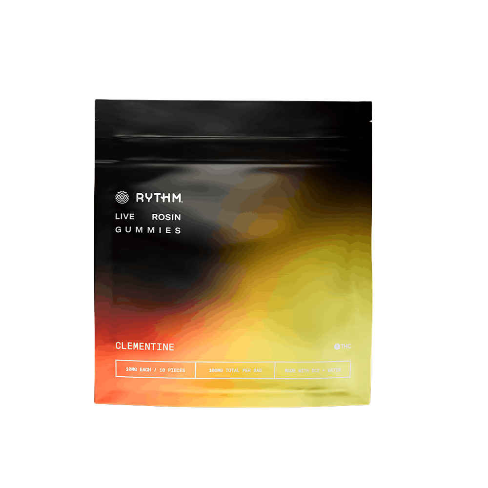 Photograph of product: Rythm | Clementine | Edibles | Solventless Gummies