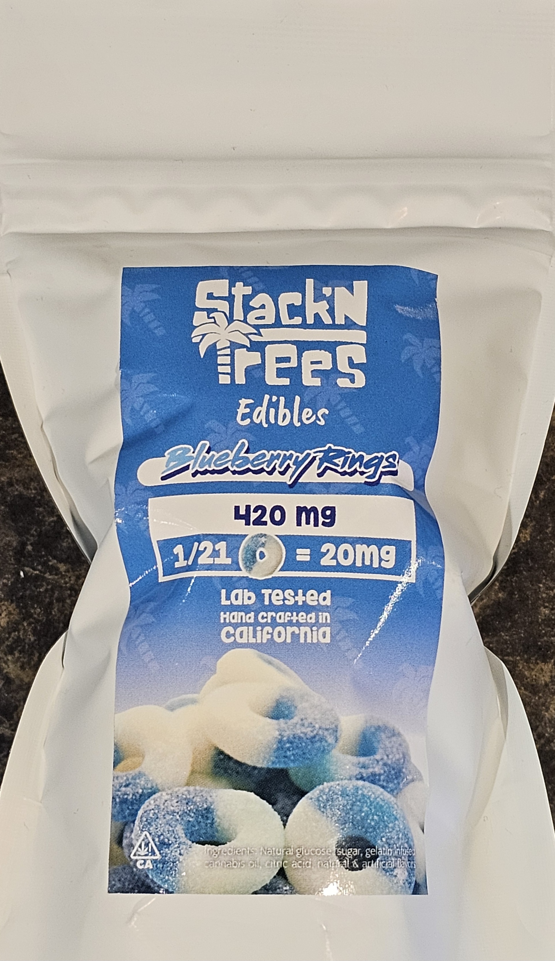 Photograph of product: ST | Blueberry Rings |  420mg