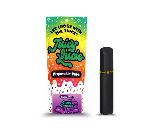 Photograph of product: Juicy Lucie - Grape Grenade - 1g Disposable