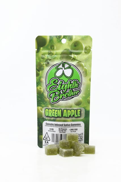 Photograph of product: Green Apple | 100mg Gummies