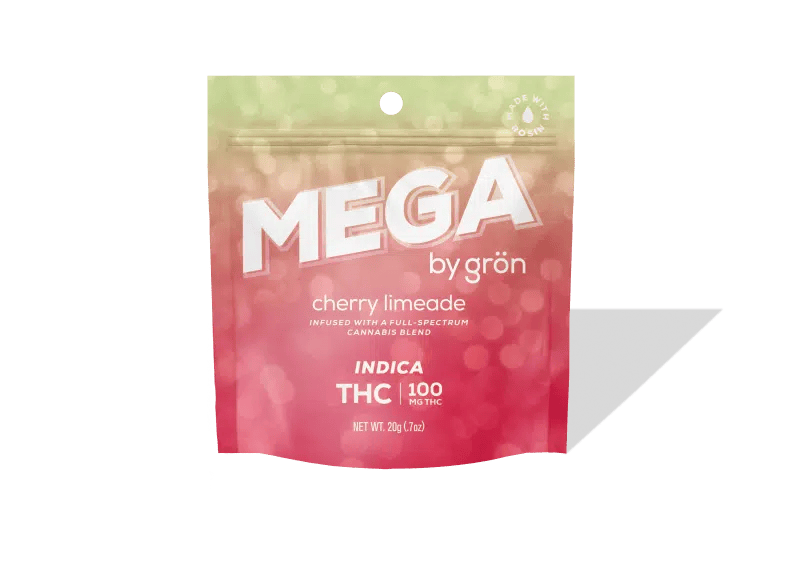Photograph of product: Gron | Cherry Limeade - 100mg TH-oui Mega | 1pk