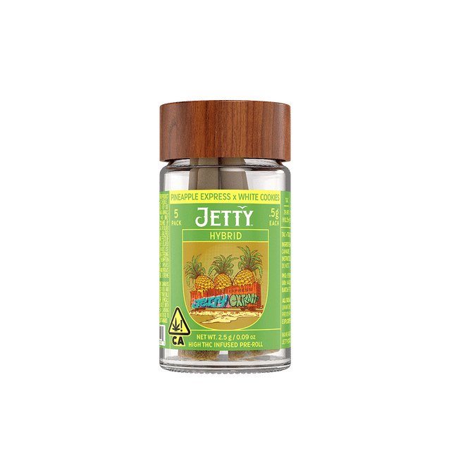 Photograph of product: High THC 2.5g - 5pk Jar Pineapple Express x Blue Dream (H) - 