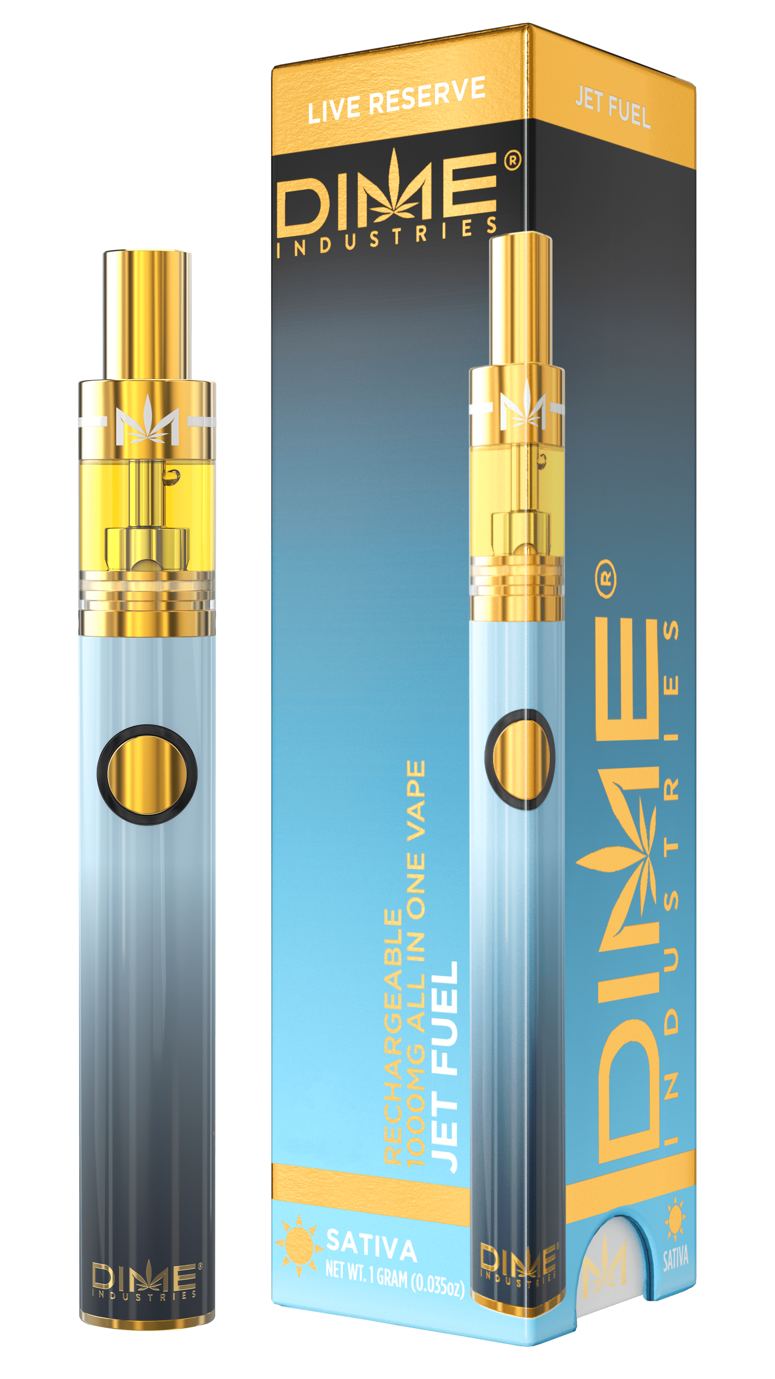 Photograph of product: DIME Live Reserve | Vape | Oui'd | Jet Fuel