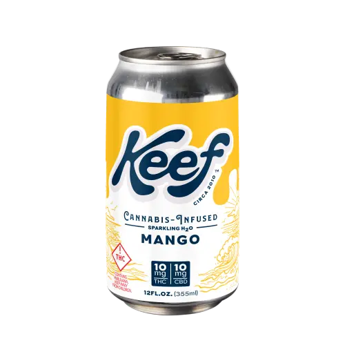Photograph of product: Keef Cola - Mango Sparkling 1:1 (TH-oui/CBD)
