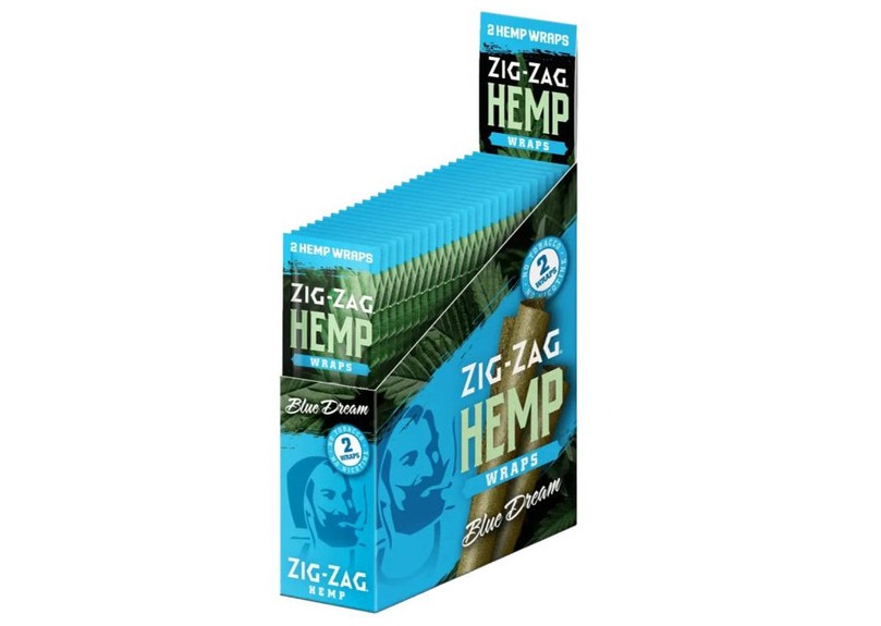 Photograph of product: Zig Zag Hemp Wrap Blue Dream | 2PK