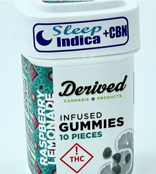 Photograph of product: 2:1 Raspberry Lemonade Sleep Gummies | 100mg