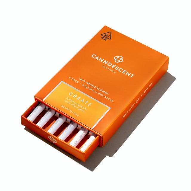 Photograph of product: Create | Lemon Drip Mini Pre-Roll Pack (0.5g x 6) - 3g - 