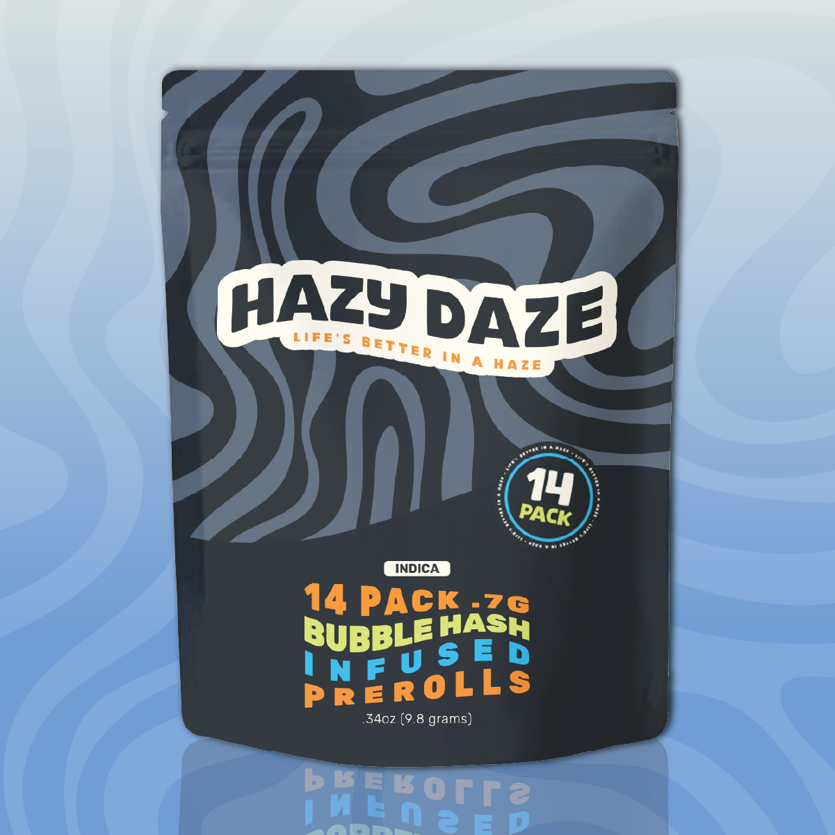 Photograph of product: Death Star x Jedi Breath #8 Infused Preroll 14pack by Hazy Daze