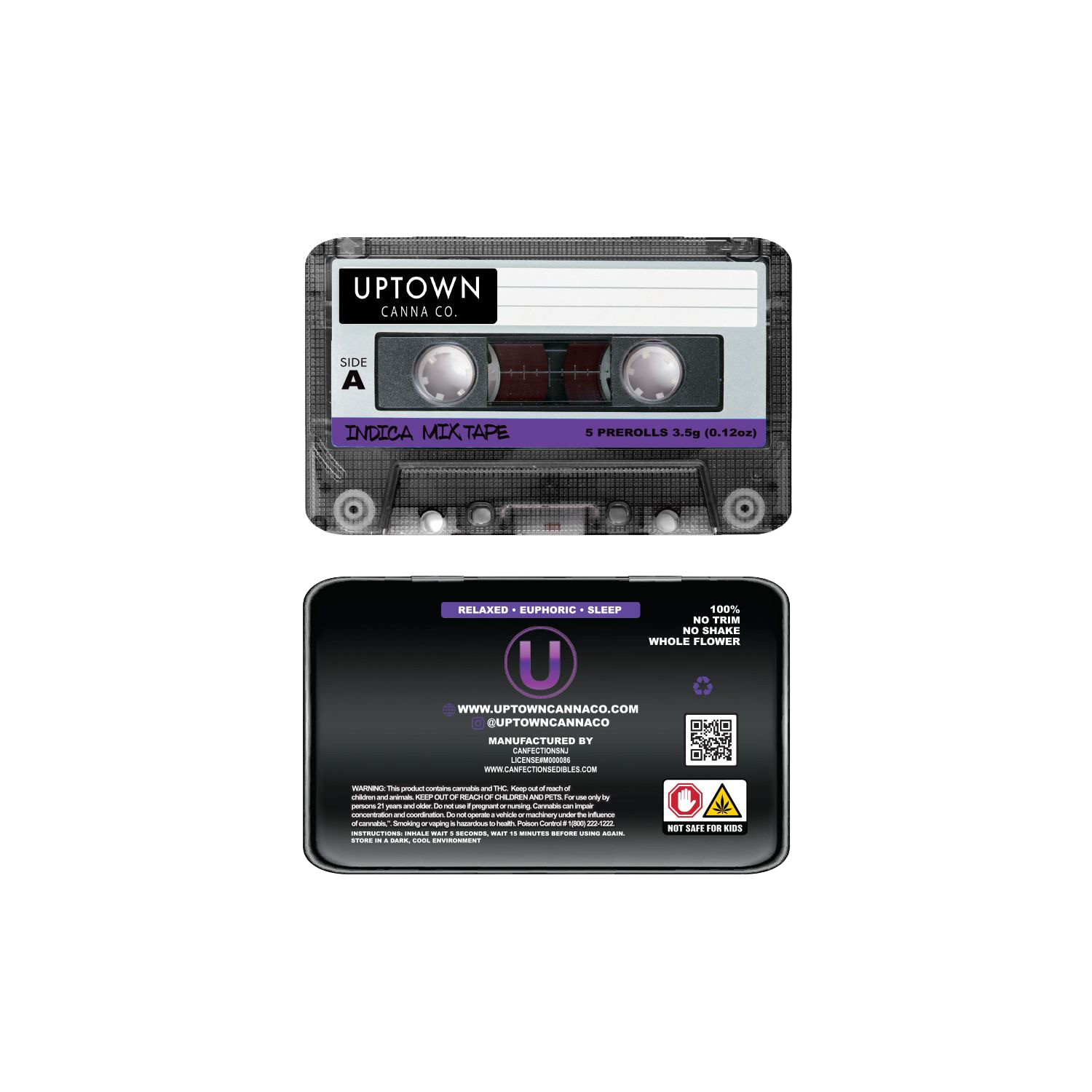 Photograph of product: Uptown Mixtape | Oh Gee | Liquid Diamond Infused Pre-Rolls