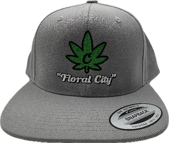 Photograph of product: Cookies Monroe Floral City 5 Panel Hat- Grey