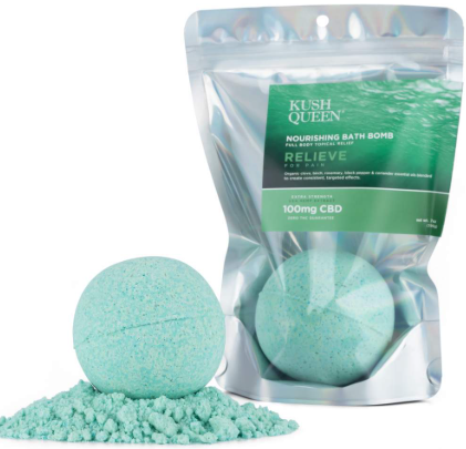 Photograph of product: Relieve [H] - 25MG 1:1 CBD Bath Bomb