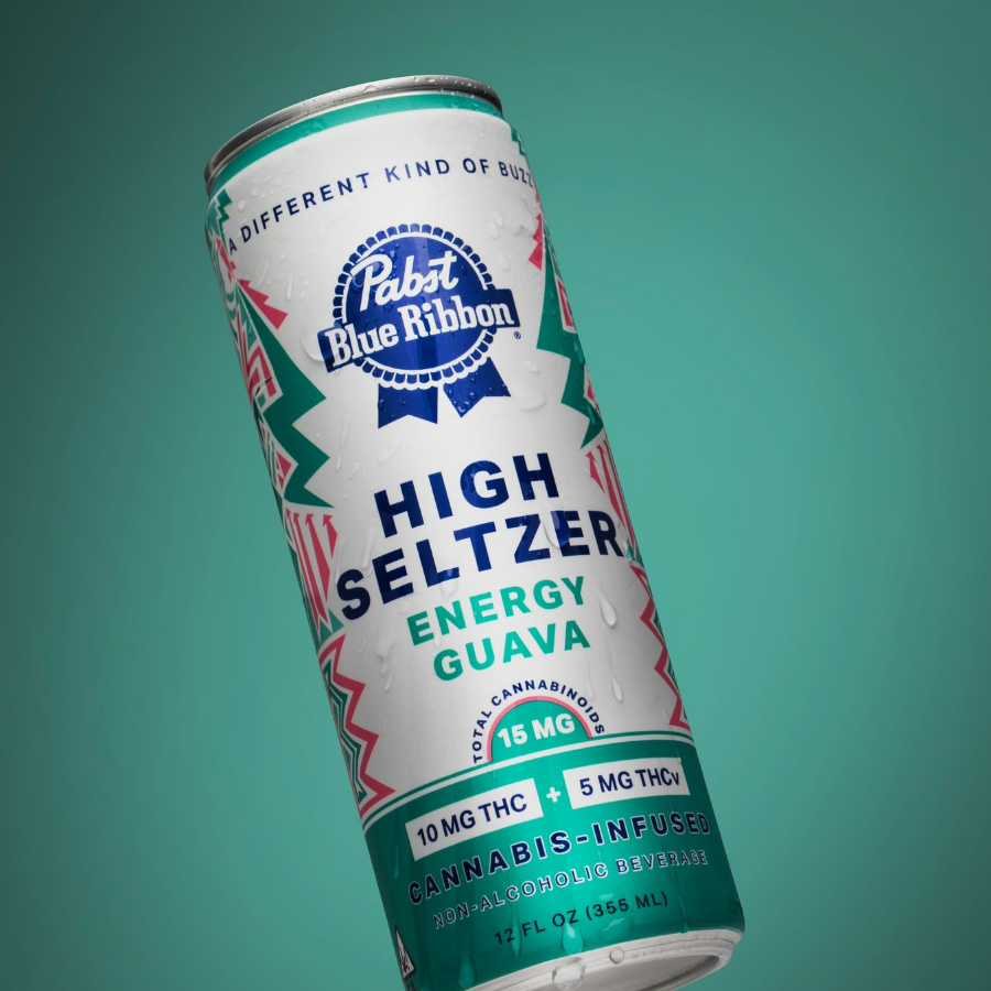 Photograph of product: Pabst Infused High Seltzer Guava 10mg TH-oui / 5mg TH-ouiV