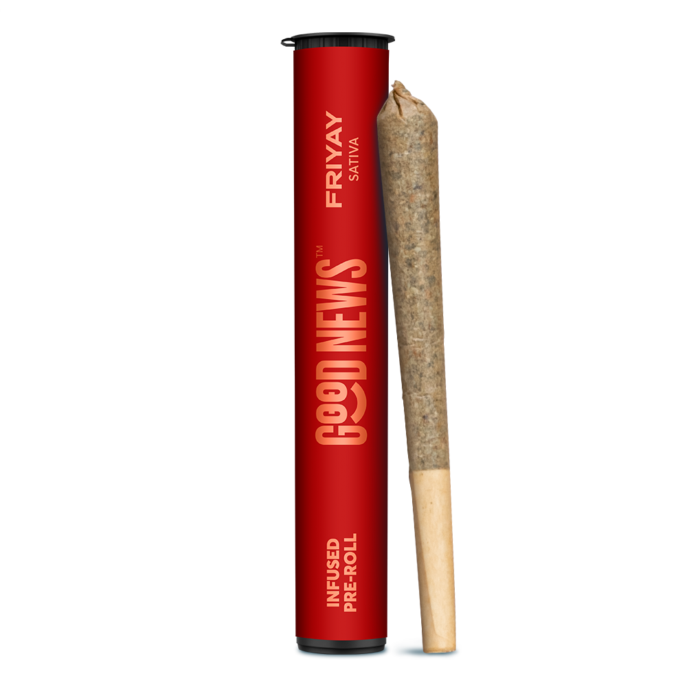 Photograph of product: Good News - Friyay - Infused Pre-Roll - Oui'd - 1g