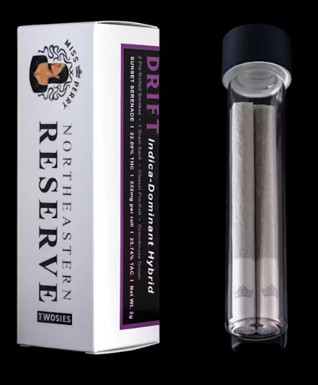 Photograph of product: Northeastern Reserve | Sunset Serenade | Infused Pre-Rolls | 2 Pack | 2g