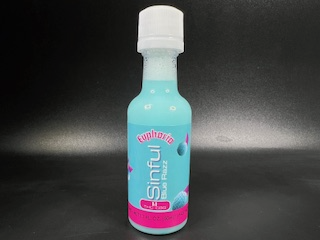Photograph of product: Blue Razz Sinful Shooter - Drink - Hybrid