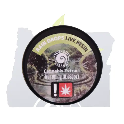 Photograph of product: Trichome-1G LR BHO-(B)Raindrop