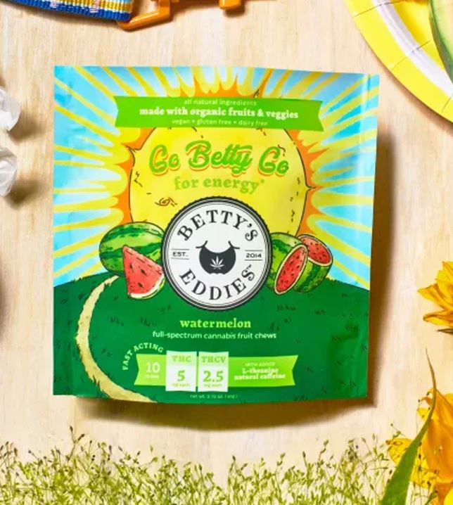 Photograph of product: 2:1 (TH-oui:TH-ouiV) Watermelon Chews 75mg 10pk