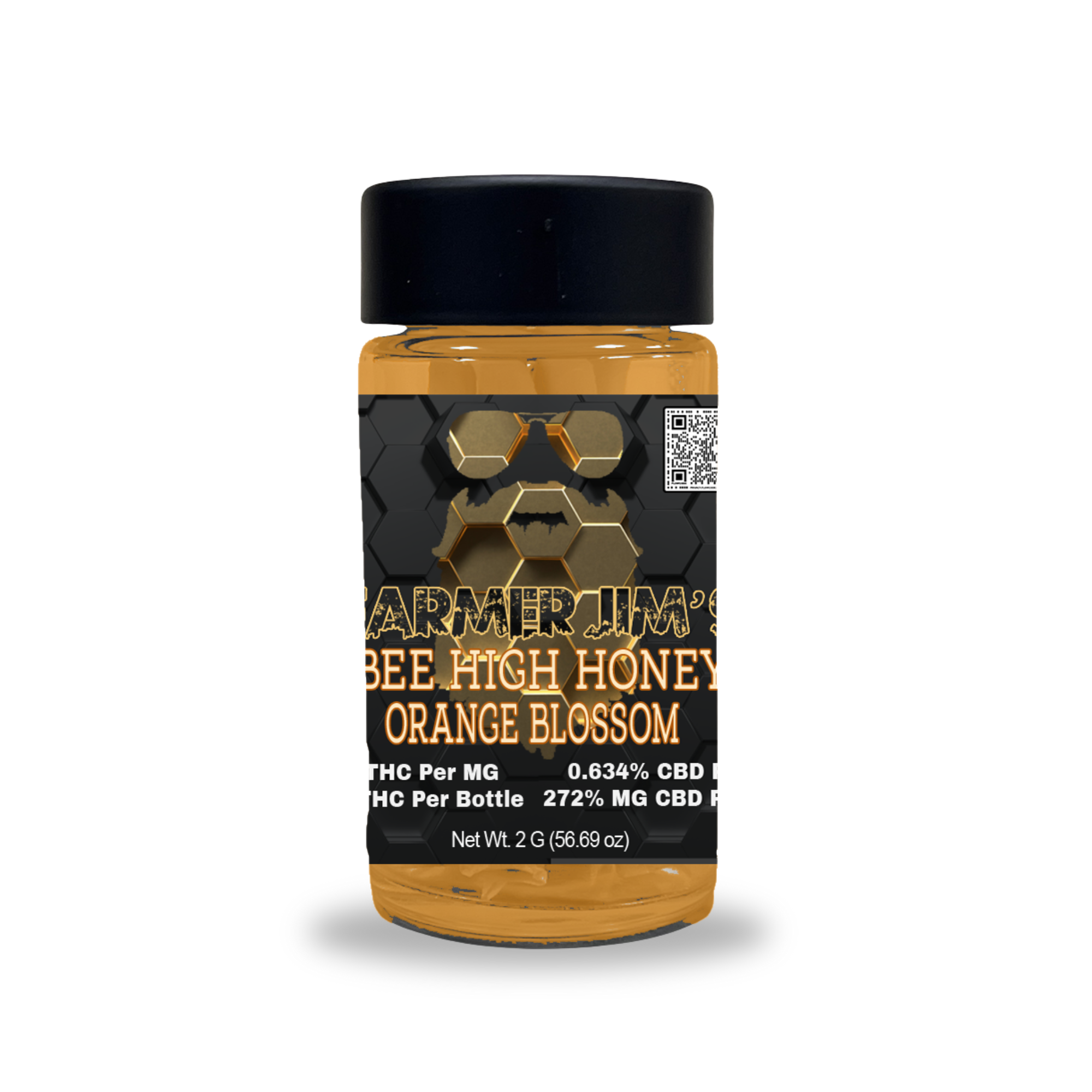 Photograph of product: Farmer Jim | 2oz Orange Blossom Honey Jar