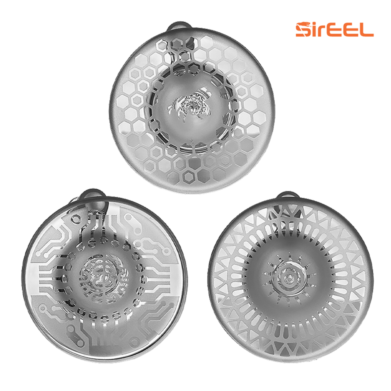 Photograph of product: 8" SirEEL Clear Etched Bong