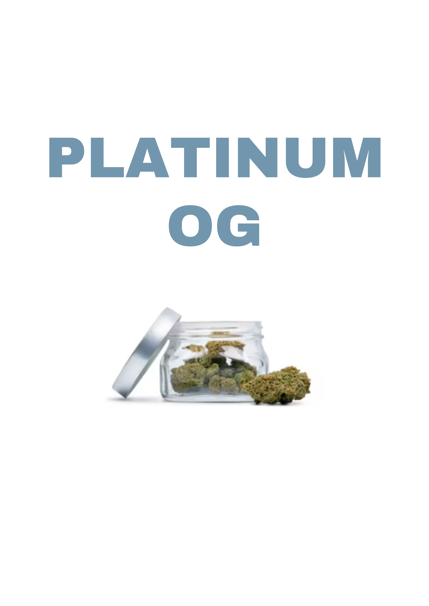 Photograph of product: Platinum OG Flower - 3.5g