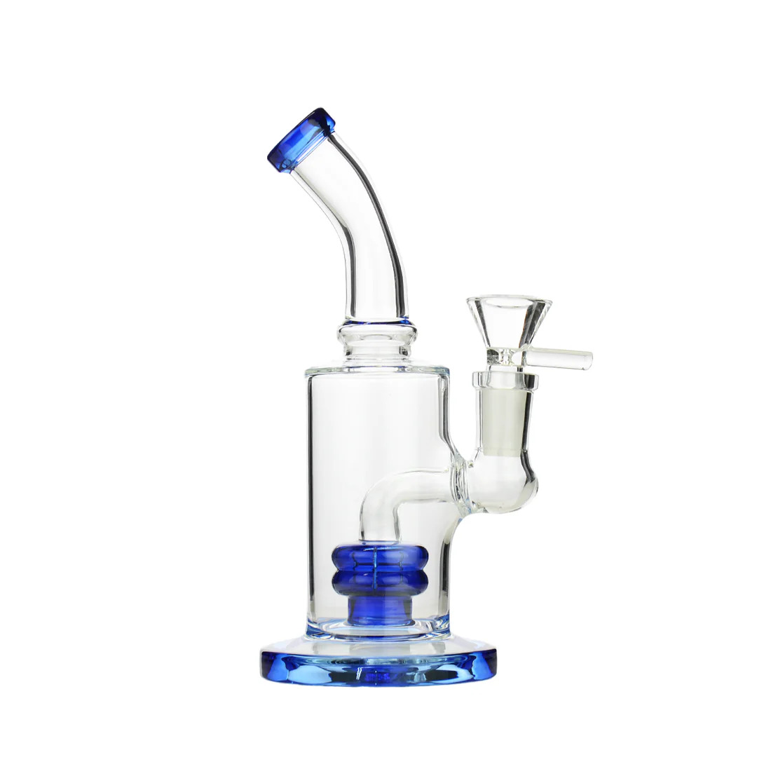 Photograph of product: 6" Bong with Round Shower and 14mm Male Bowl