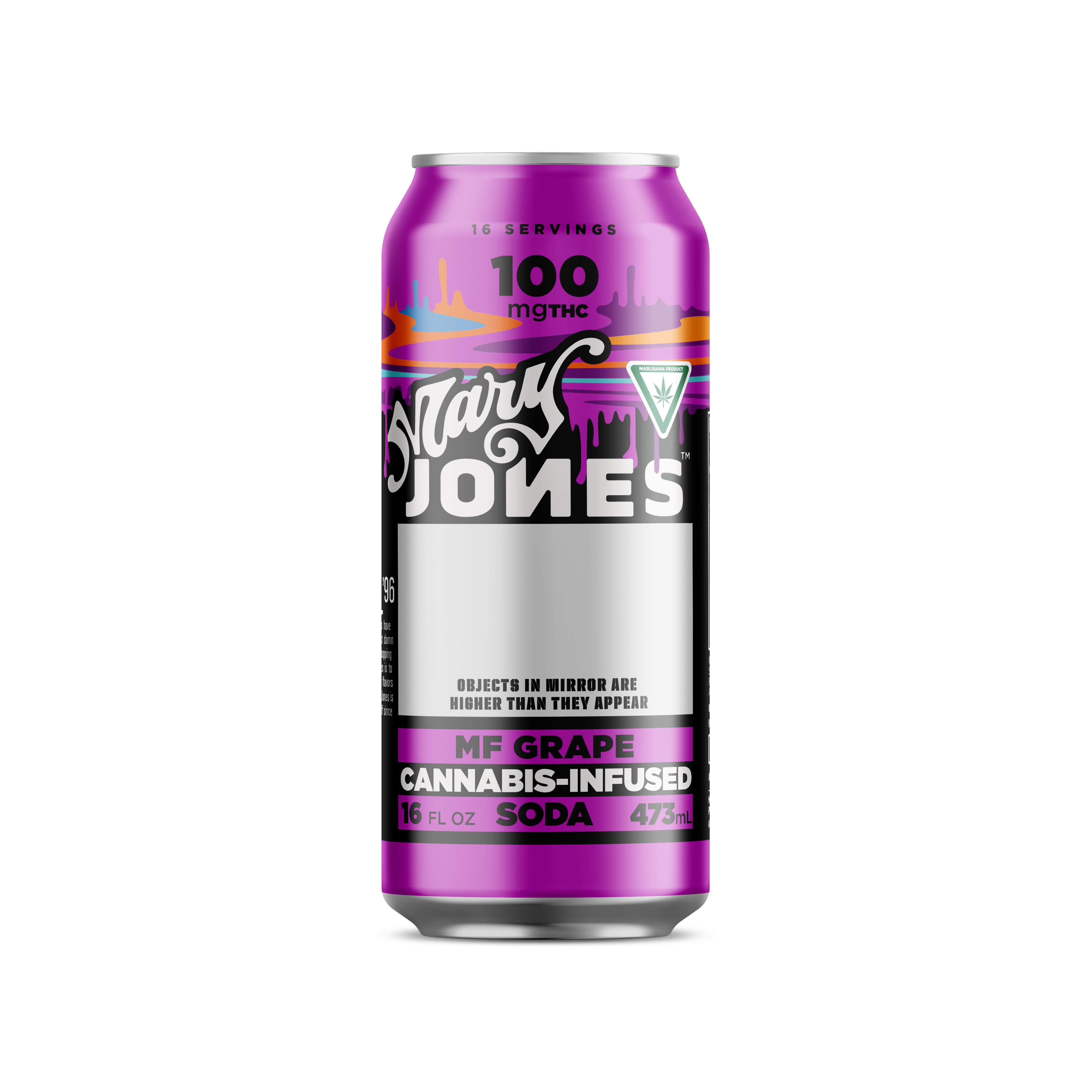 Photograph of product: MF Grape Infused Soda