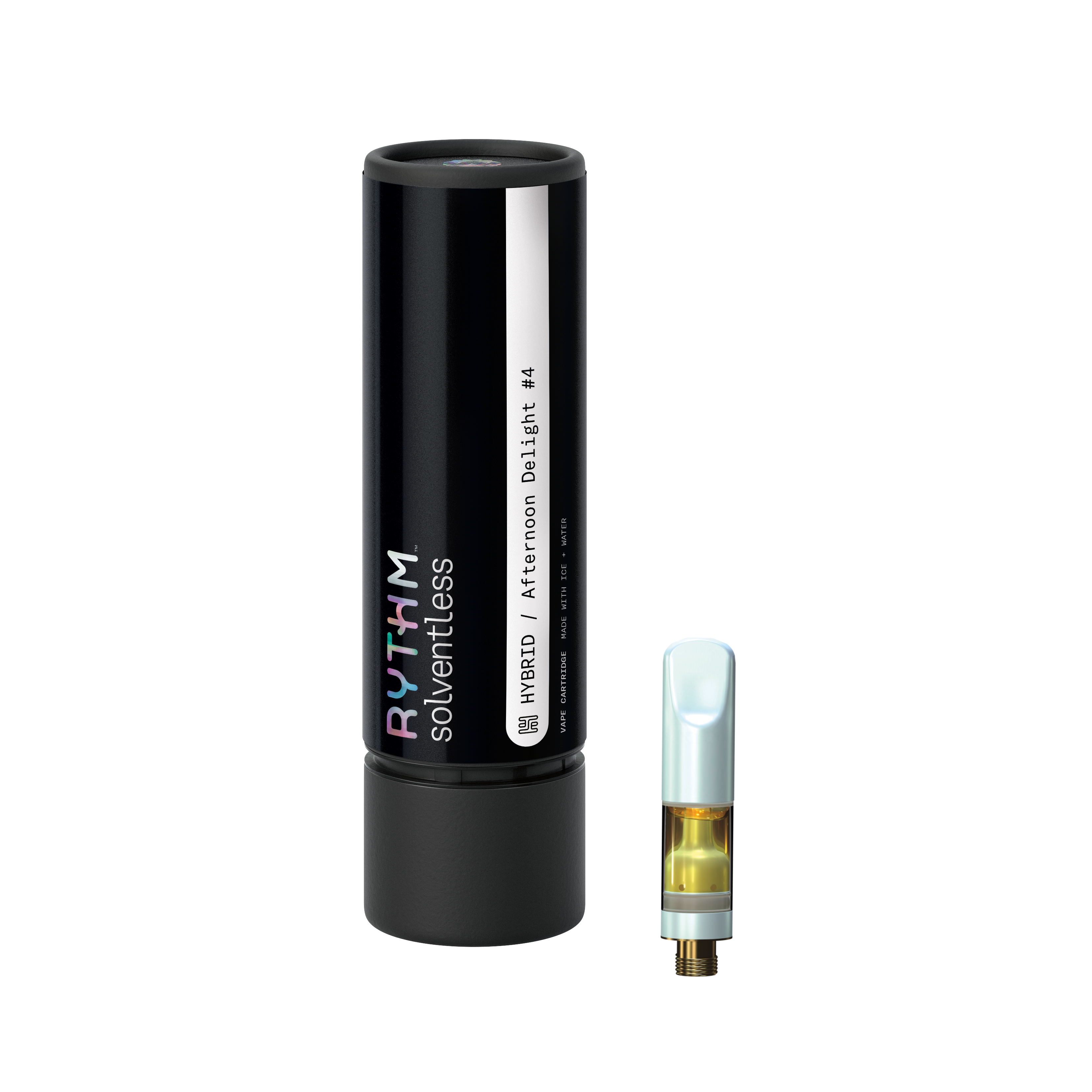 Photograph of product: Rythm | Solventless Live Rosin Cart | Afternoon Delight #4 (H) | .5g
