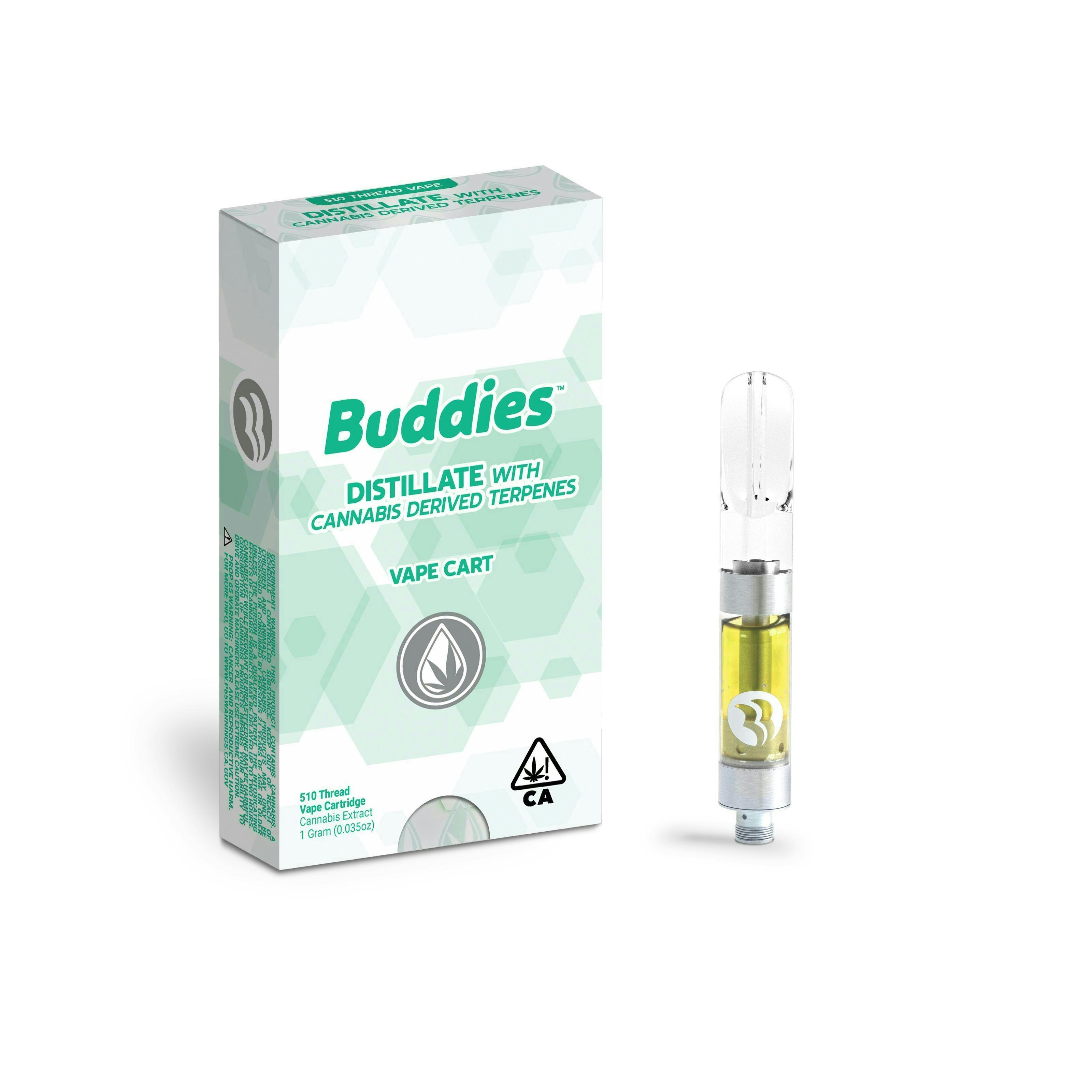 Photograph of product: Buddies Brand - Cherry Orange Apricot - Buddies - Distillate cart.