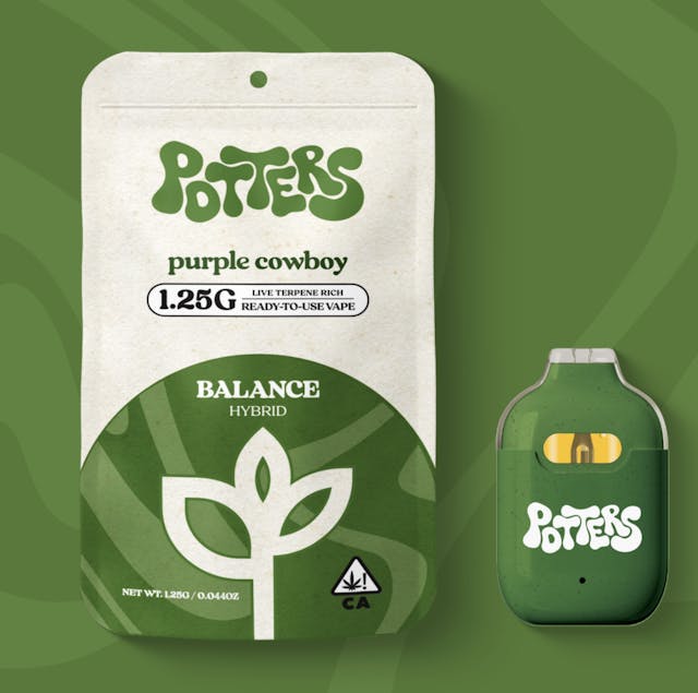 Photograph of product: Purple Cowboy Ready to Use Disposable 1.25g - Sales Floor