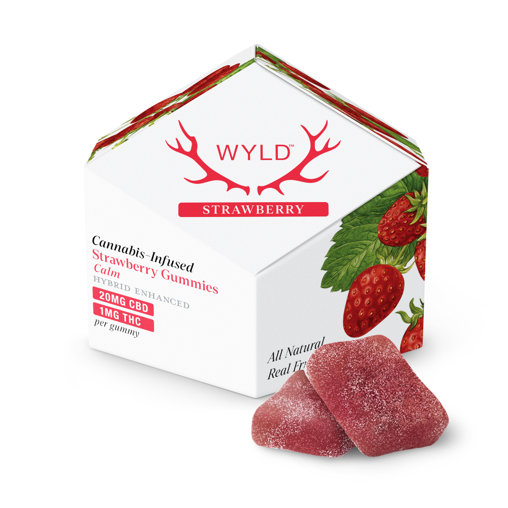 Photograph of product: (49978) Wyld Strawberry Gummies 20:1