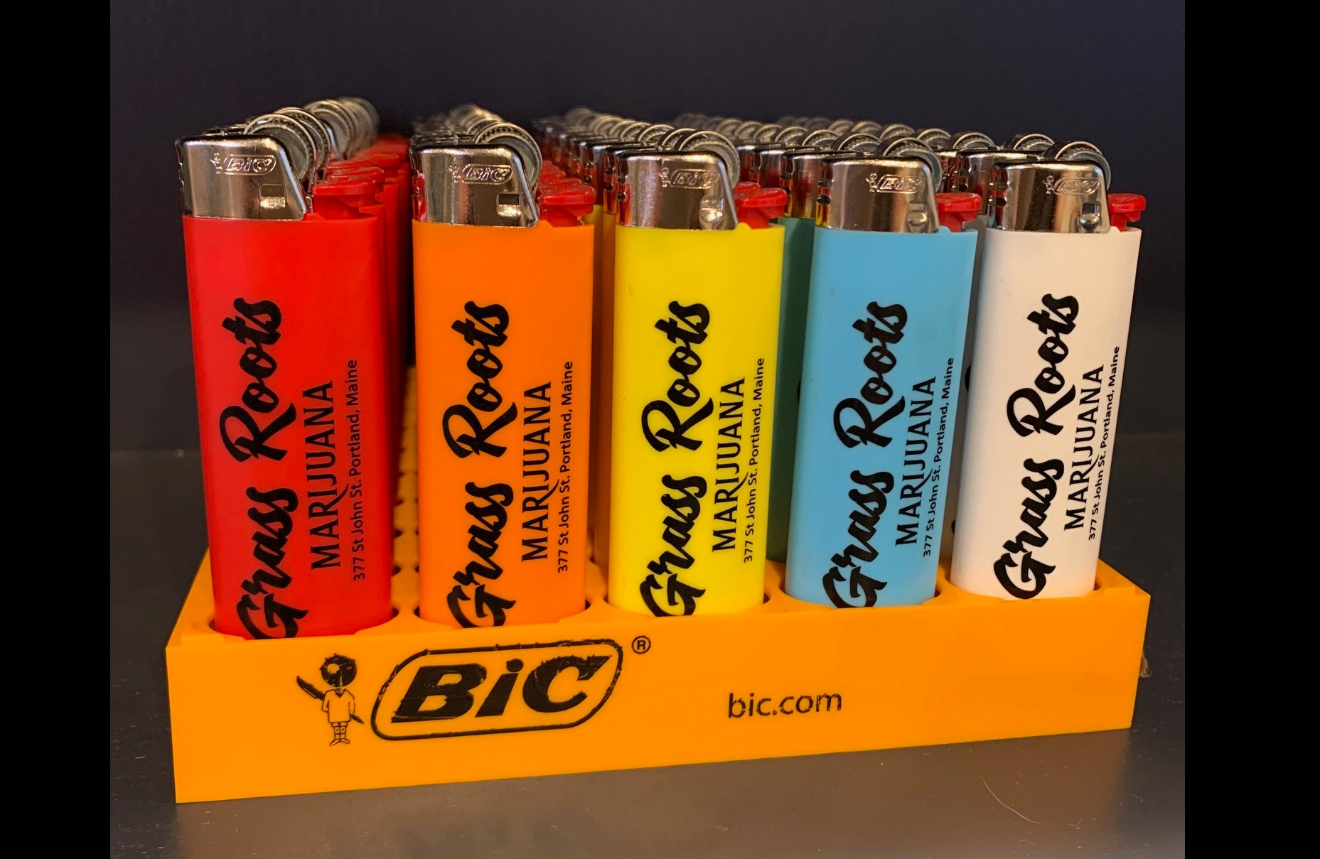 Photograph of product: GRM | Grass Roots Bic Lighter