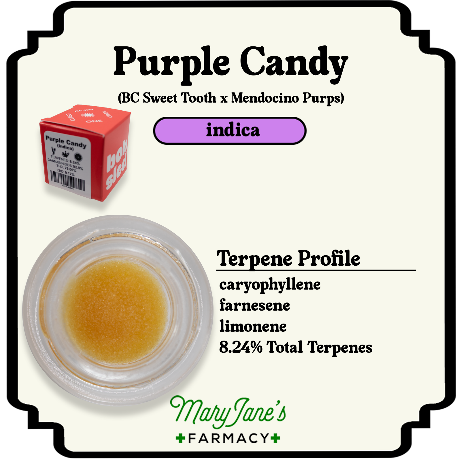 Photograph of product: Purple Candy Cured Resin Extract | 1g