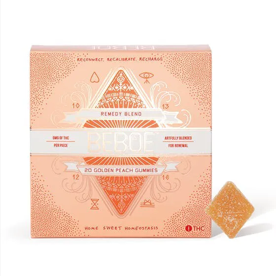 Photograph of product: Golden Peach - 2:1 Gummies - 100mg