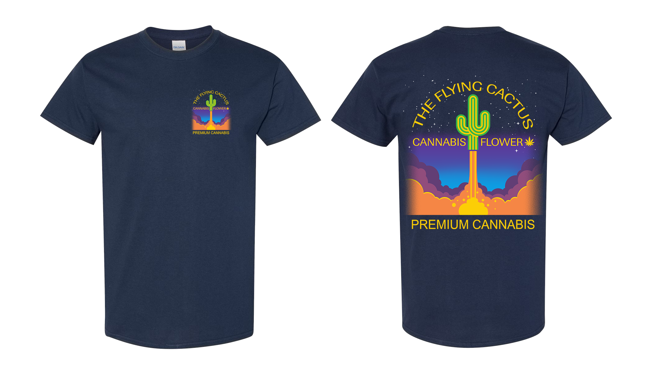 Photograph of product: Flying Cactus Logo 1 XL T-Shirt